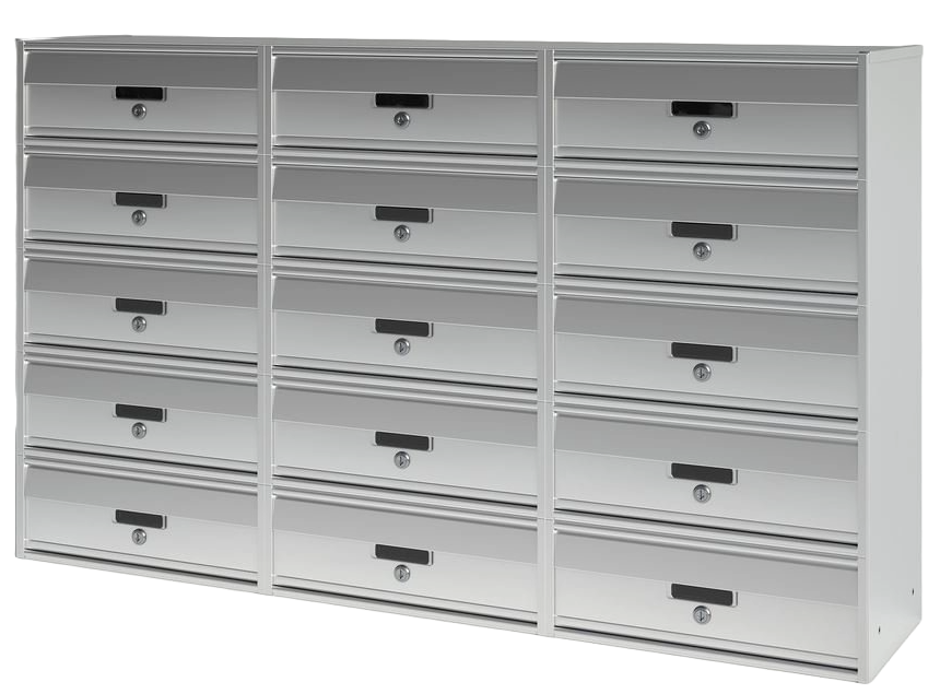 cassette postali in alluminio