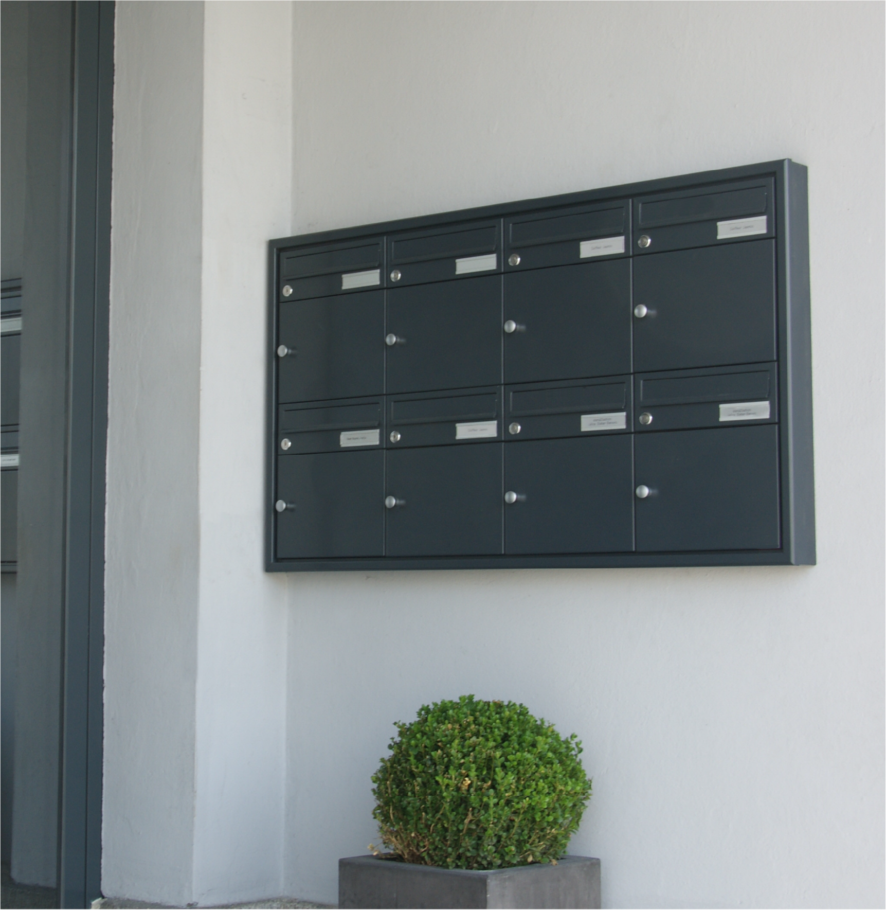 cassette postali in alluminio