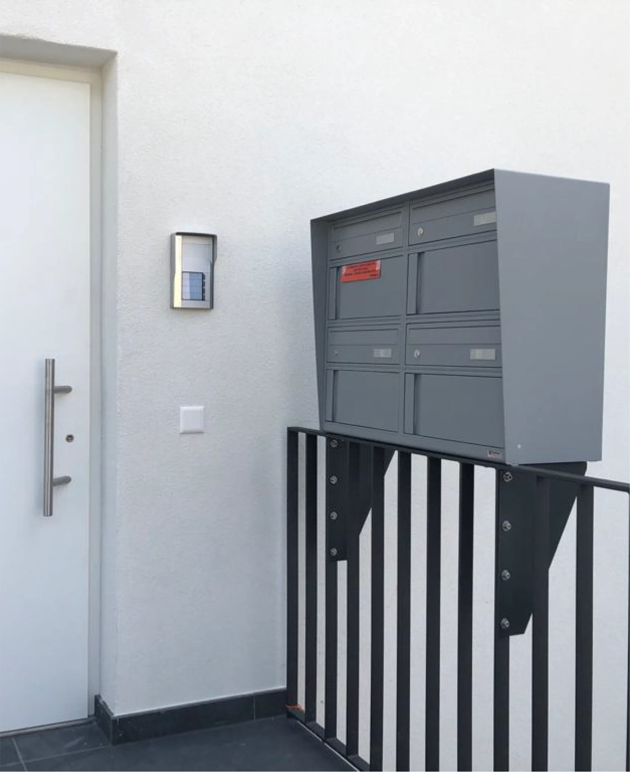 cassette postali in alluminio